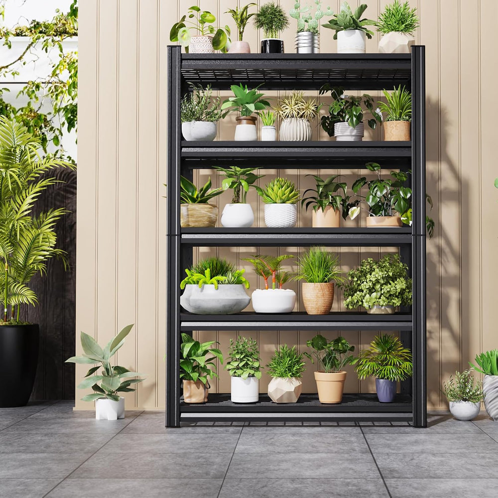 71.2" H x 35.4" W x 15.7" D Garage Shelving, Adjustable Metal ...