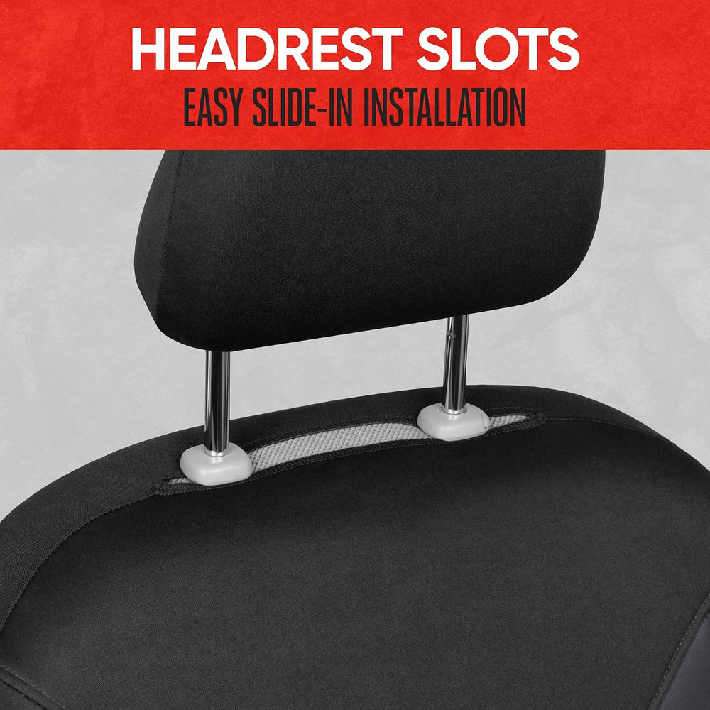 Motor Trend SpillGuard 2 Charcoal Gray Seat Covers for Cars & Seat Covers...