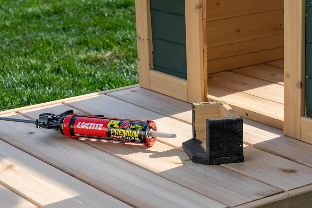 Loctite PL Premium Fast Grab Polyurethane Construction Adhesive, 10 fl oz Car...