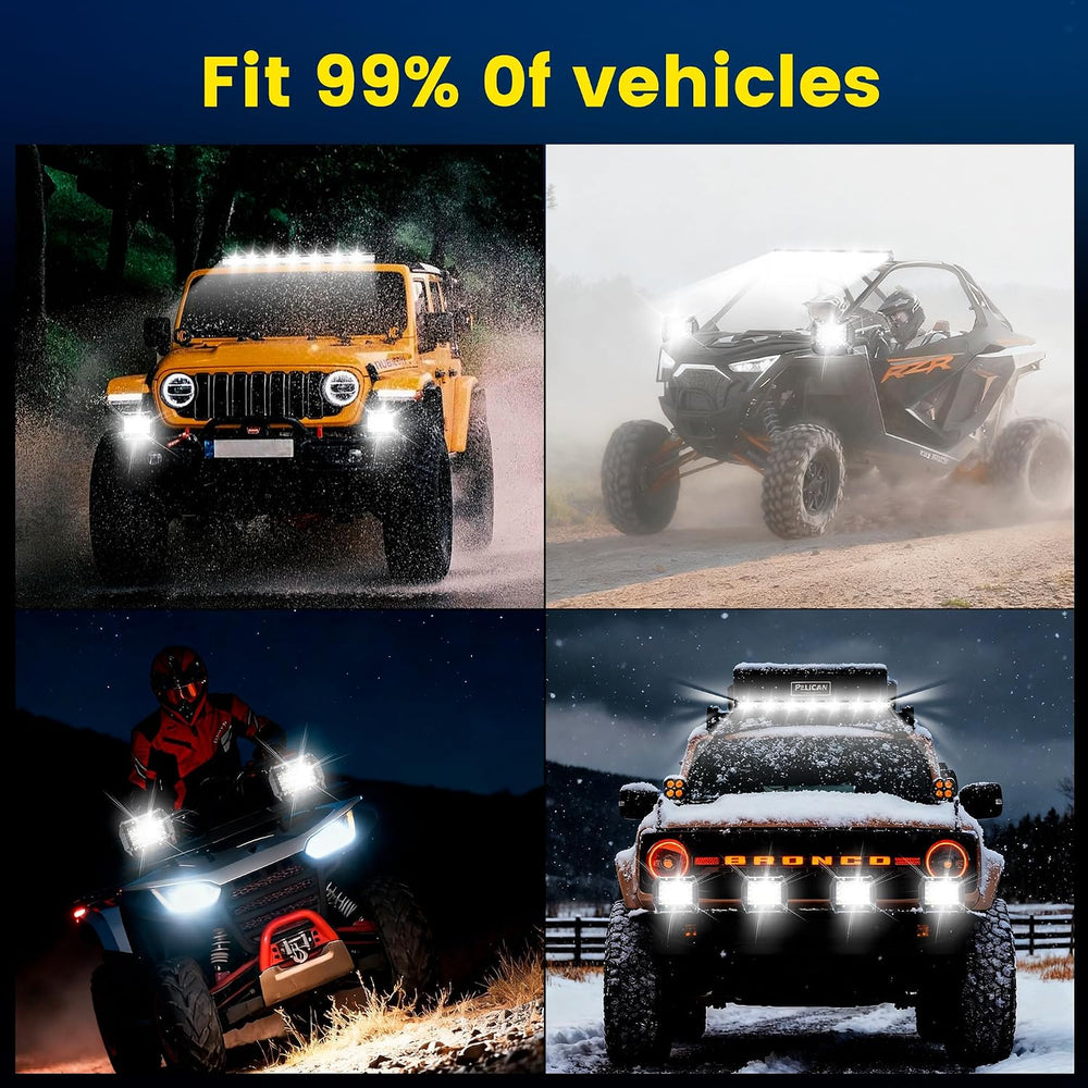 LED Light Bar Kits for Truck - WINBANG 25 Inch 240W Slim Lights Bars, 4 inch ...