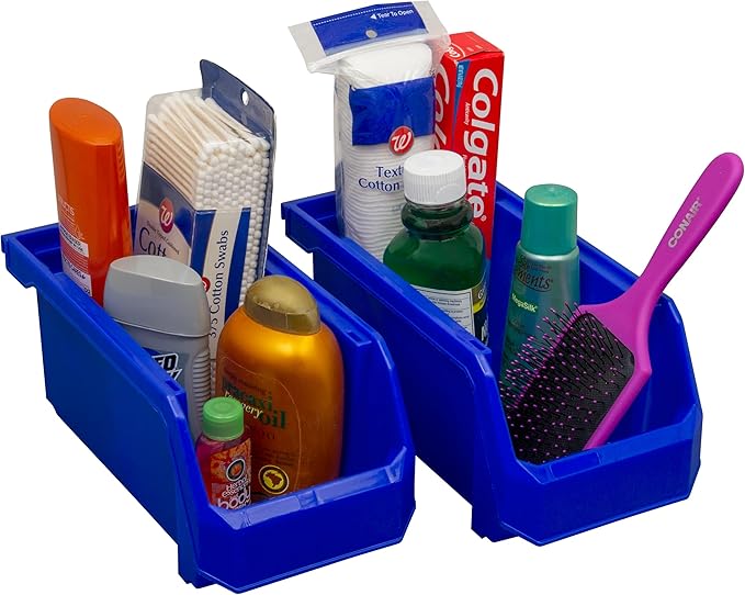 Plastic Containers for Organizing and Storage Bins for Closet, Garage or Pant...