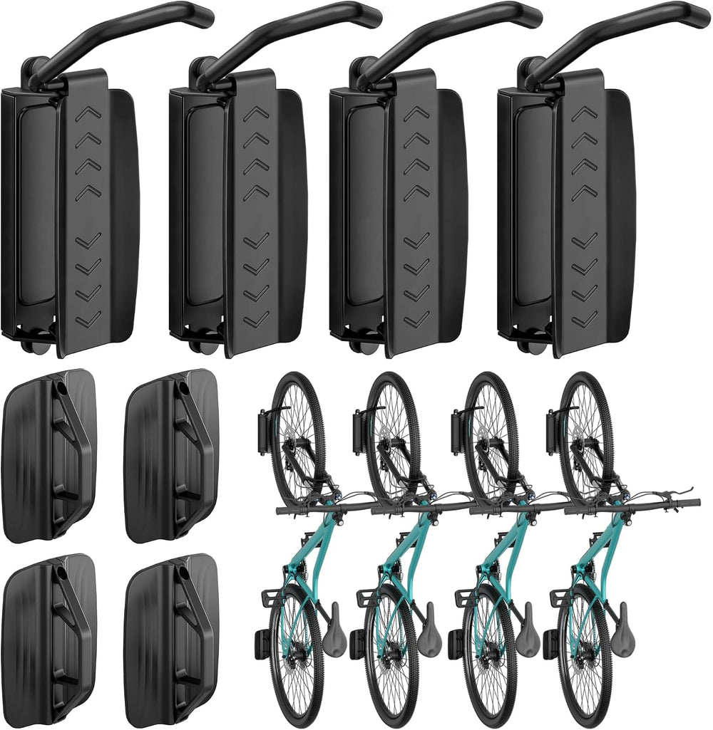 Bike Rack Garage, Bike Wall Mount Heavy Duty, Holds 77 Lbs, Swivel Bike Hange...