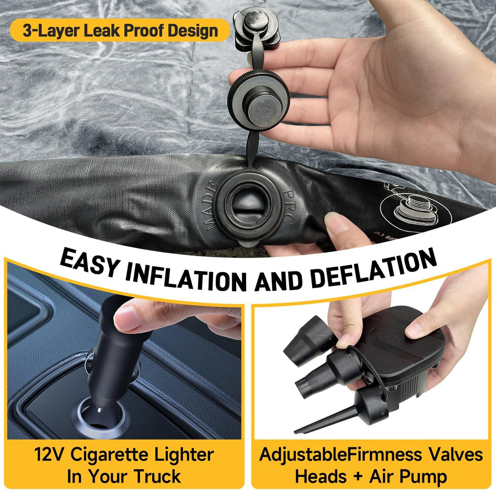 Umbrauto Inflatable Truck Bed Air Mattress for Full Size Short Truck Beds, 5....