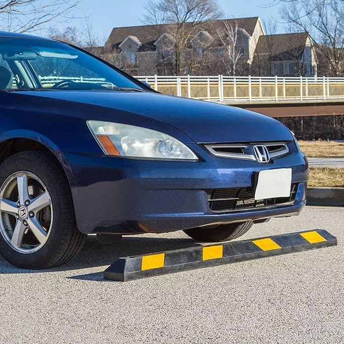 Guardian Parking Stop, 6 Foot Long Rubber Curb