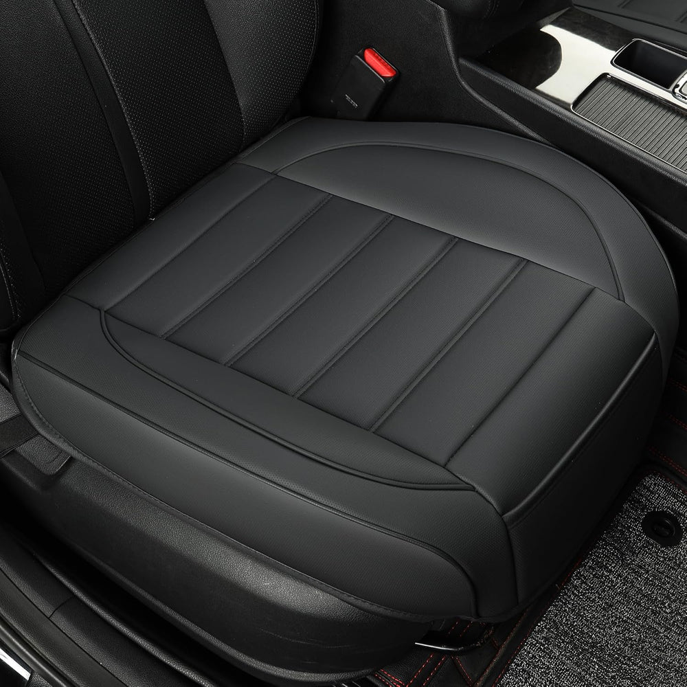 2 Pack Leather Front Car Seat Covers,Bottom Seat Covers for Cars,Driver Car S...