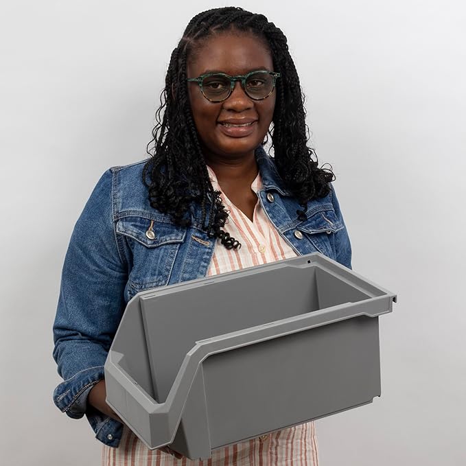 Plastic Containers for Organizing and Storage Bins for Closet, Garage or Pant...