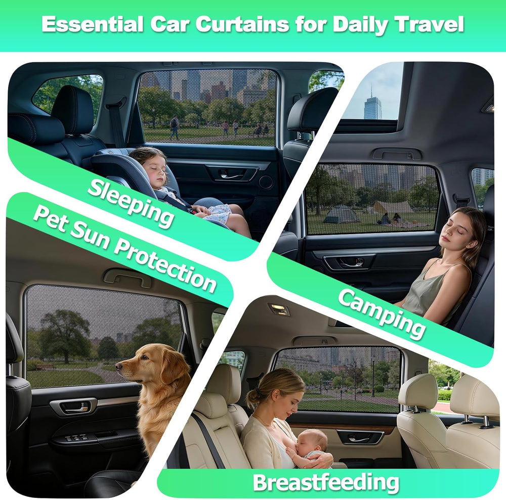 CRV Window Shades 2023-2025, Rear Side 2PCS Mesh Set | Custom Fit, Superior S...