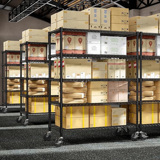 Garage Shelving 5 Tier Industrial Metal Shelving Units