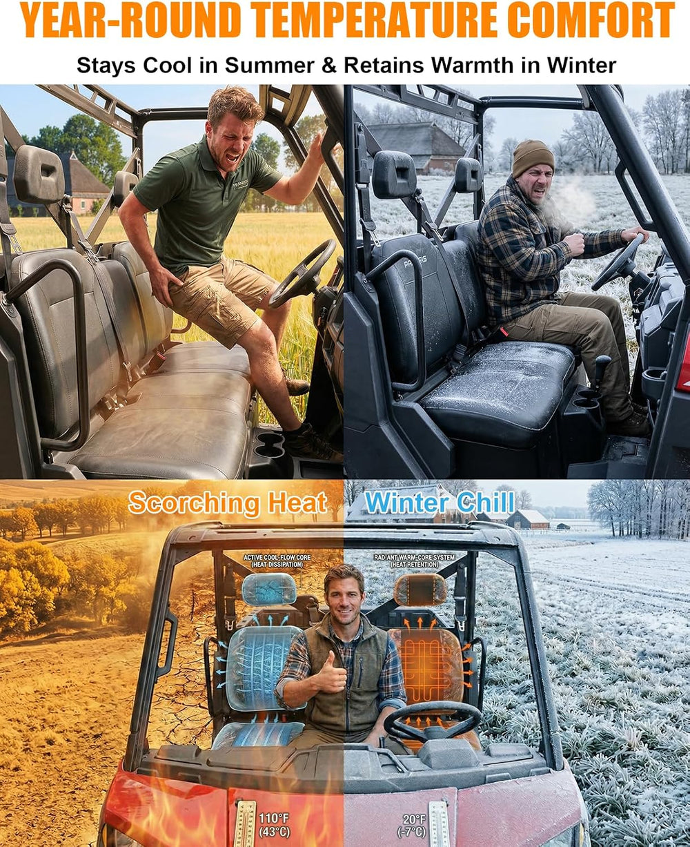 MDPROMCP Ranger XP 1000 Seat Covers, Split Back UTV Seat Covers Compatible wi...