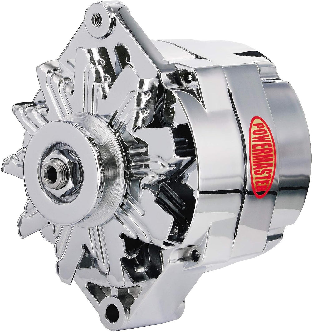 Powermaster Alternator, GM Original Look, 12SI, 100 amps, 12V, 1-Wire / 3-Wir...