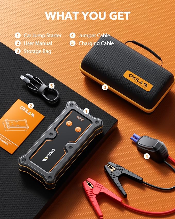 OXILAM 8000A Jump Starter