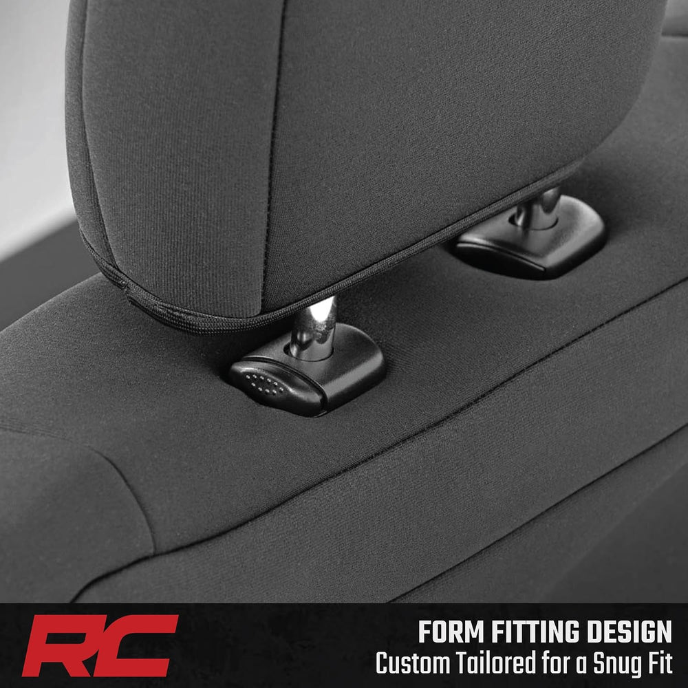 Rough Country Neoprene Seat Covers for Dodge Ram (2019-2024) - UV & Water...