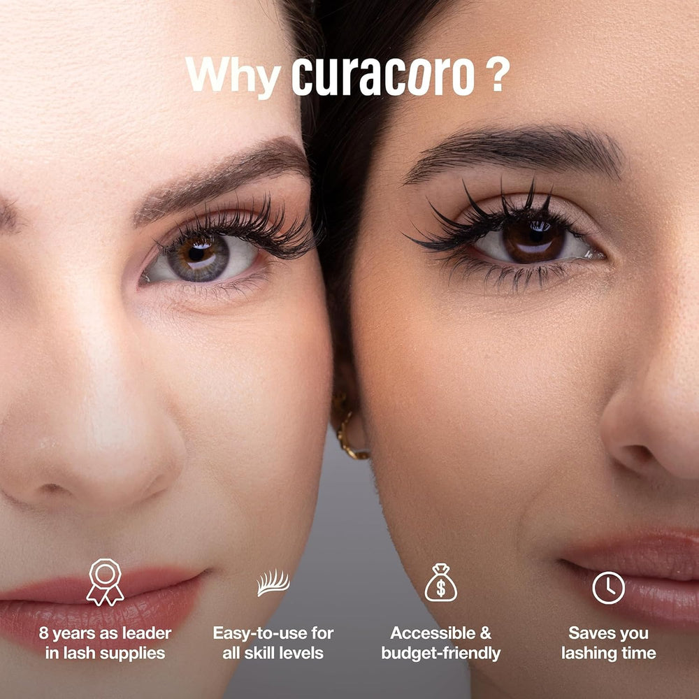 Curacoro Double Speedy Eyelash Extension Glue 5ml, 0.5-1s Dry Time