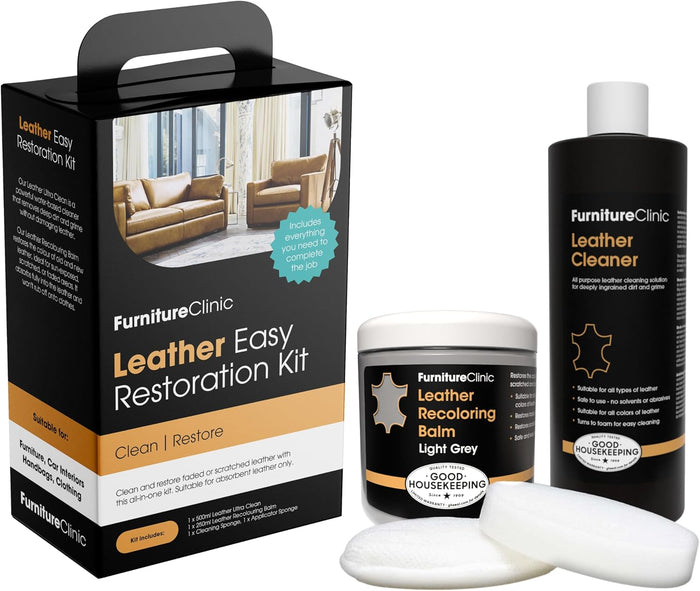 Furniture Clinic Leather Easy Restoration Kit | (4 Piece)