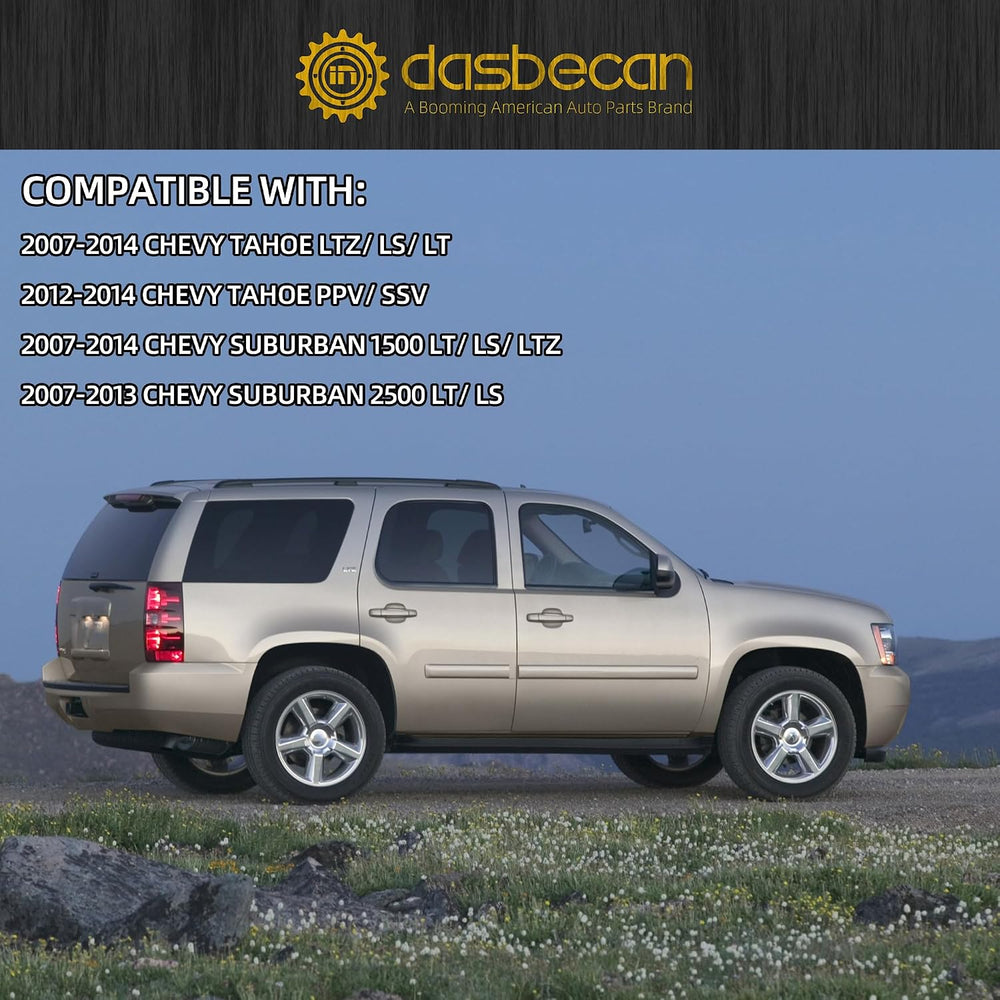 Dasbecan Rear Tail Light Assembly Compatible With 2007-2014 Tahoe Suburban Ta...