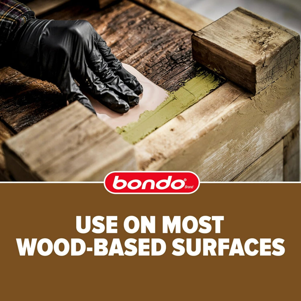 3M Bondo Wood Filler 30 oz (850.49 g) with Bondo Cream Hardner 0.5 oz (14g), ...