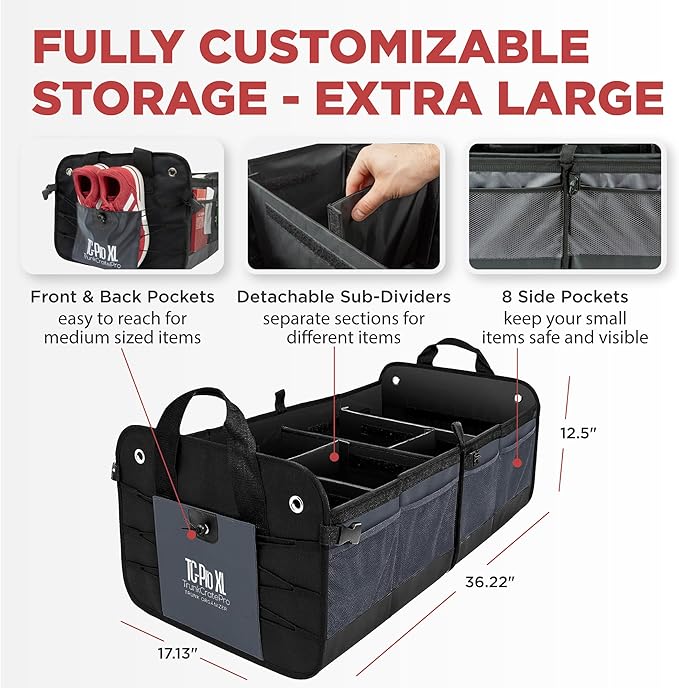 TRUNKCRATEPRO - XL Trunk Organizer