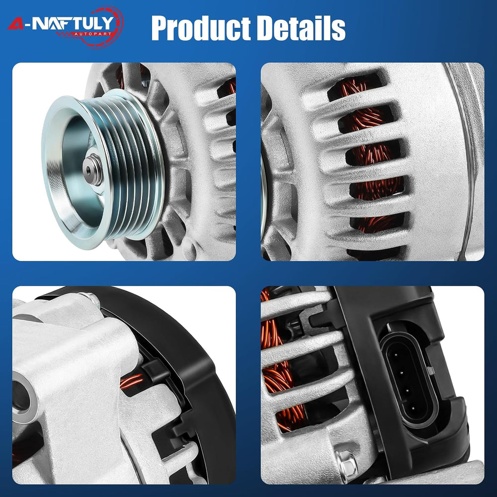 Alternator Replacement for Chevy Suburban Tahoe Blazer Astro C1500 C2500 C350...