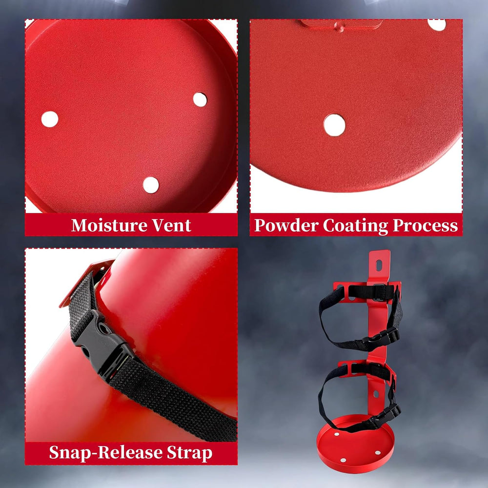 5LB Fire Extinguisher Mount with Quick Release Strap