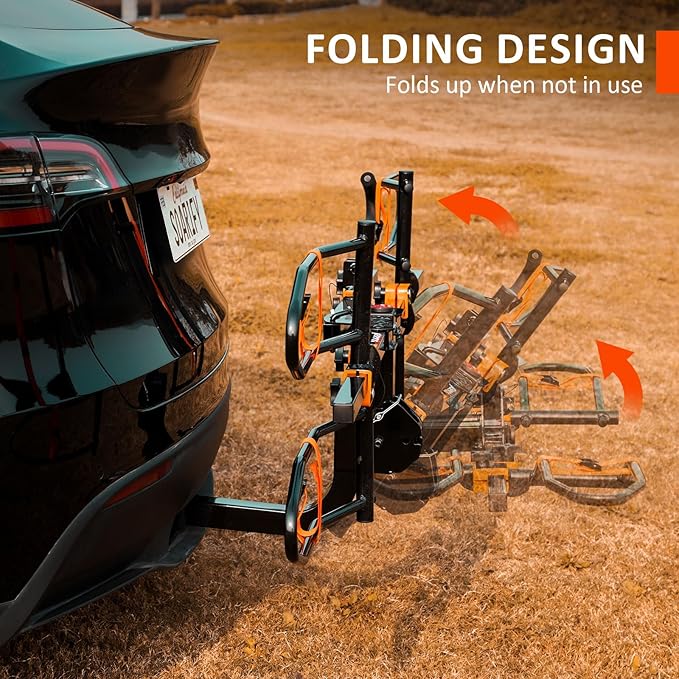 Platform 2 EBike Rack for Car Hitch Bike Rack for SUV RV Trucks Carrier Bicycle