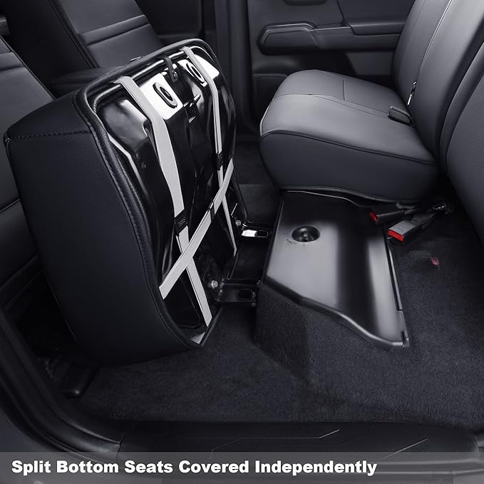 LUCKYMAN CLUB Rear Seat Covers Custom Fit