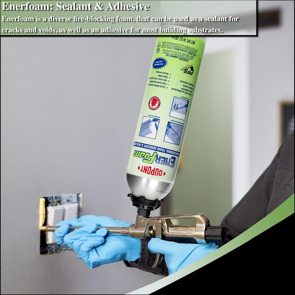 Enerfoam 30oz Sealant - Fireblock Rated, Polyurethane Expanding Foam Sealant....