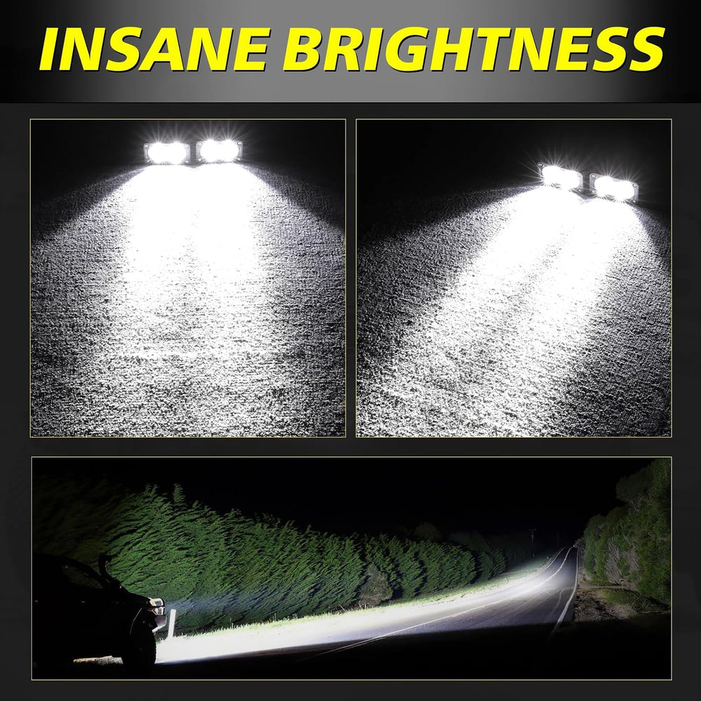 LED Pods 3 Inch 40W Spot CREE LED Off Road Driving Lights
