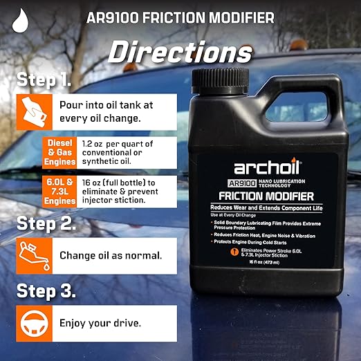 Archoil AR9100 Oil Additive for All Vehicles