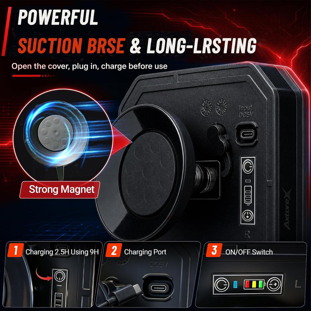 Wireless Trailer Lights, Magnetic Rechargeable LED Tow Light Kit