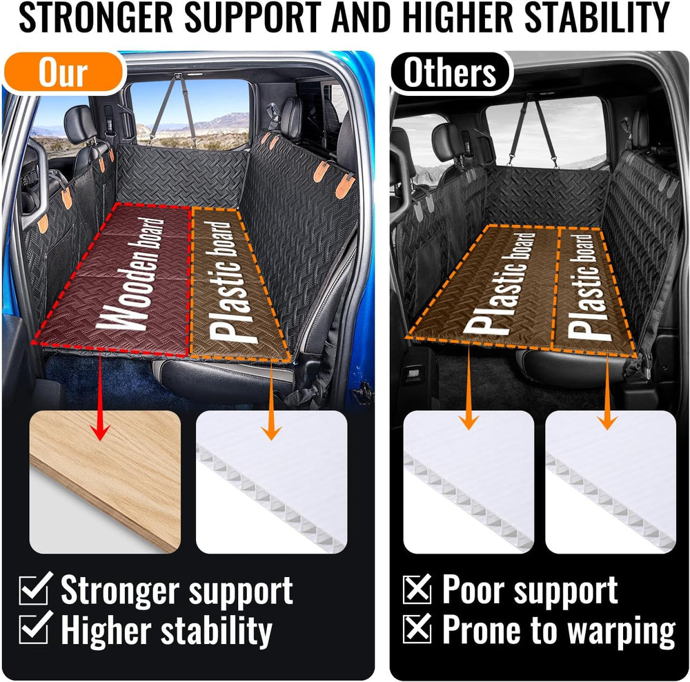 MAXFUT Dog Car Seat Cover for Back Seat,Seat Extender for Full Size Truck