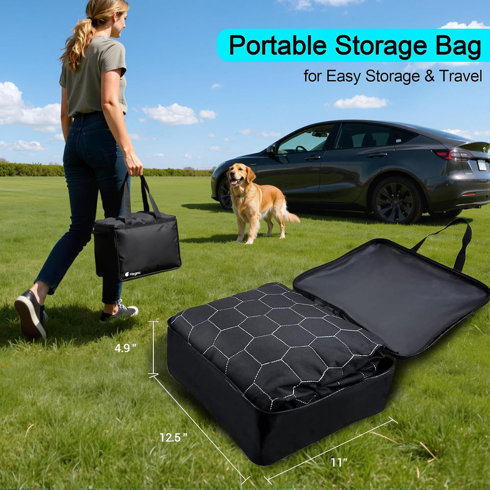 Meginc Dog Seat Covers for Back Seat, Dog Car Seat for Tesla Model 3, 100% Wa...