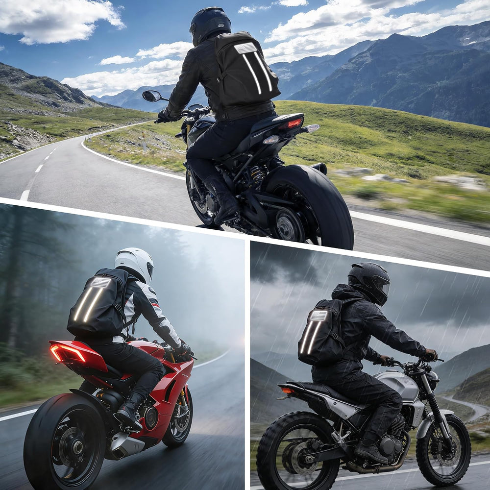 Motorcycle Backpack, Waterproof Helmet Backpack