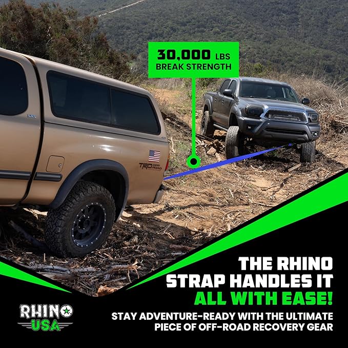 Rhino USA Recovery Tow Strap