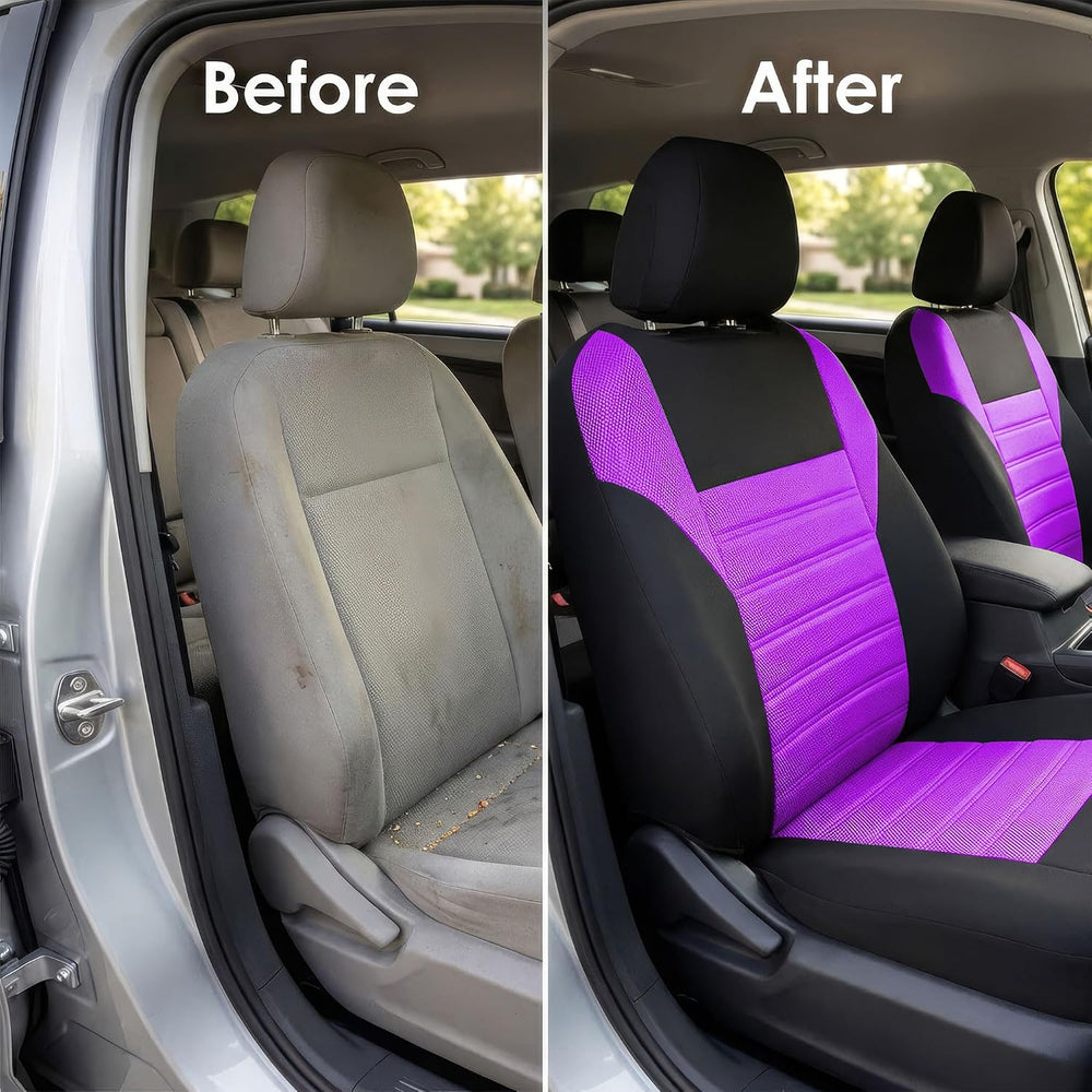 FH Group Automotive Car Seat Covers Front Set Premium 3D Air Mesh Front Seat ...