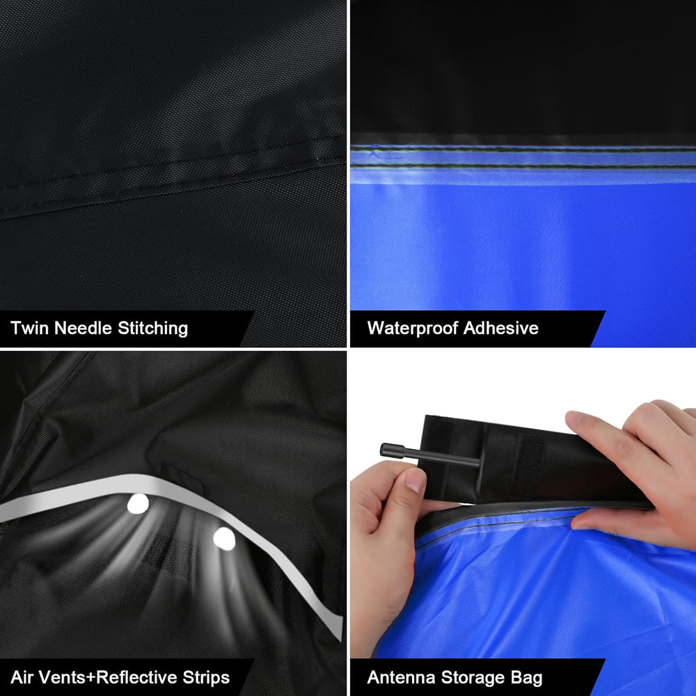 Waterproof Motorcycle Cover Replace for Indian Roadmaster/Pursuit, 420D Oxfor...