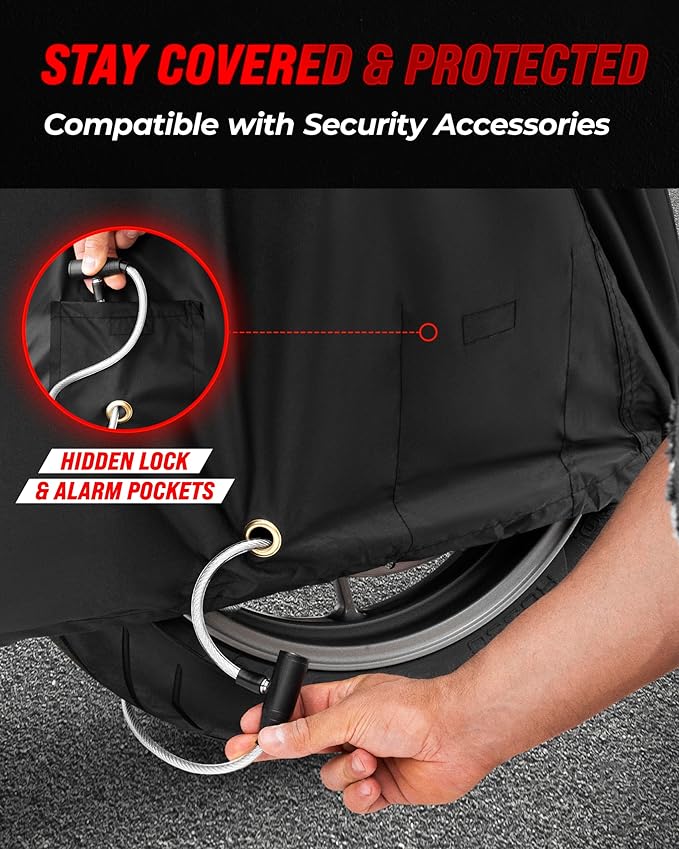 Badass Moto Ultimate Large Adventure Motorcycle Cover Waterproof Outdoor