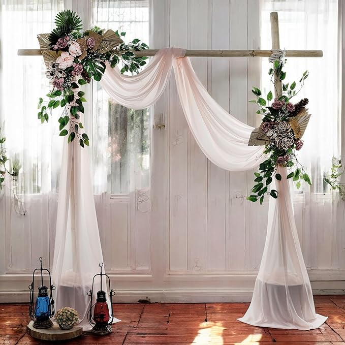 MDS Halloween Chiffon Draping Fabric - 1 Panel, 30" Wide x 40ft Long - S...