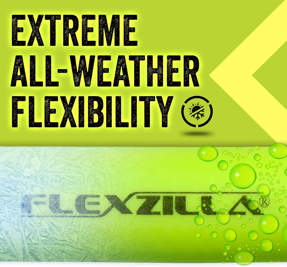 Flexzilla Air Compressor Hose, 3/8 in. x 50 ft., 1/4 in. MNPT Fittings, No-Ki...