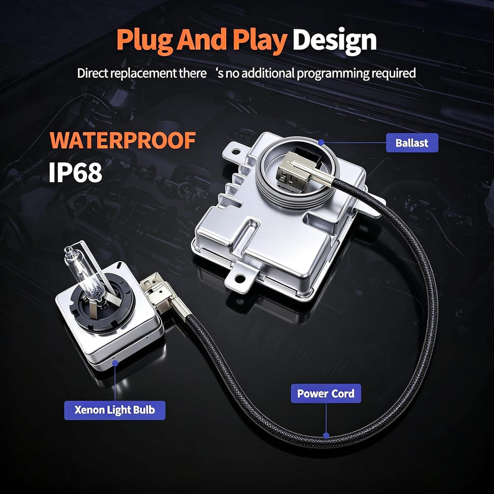 HiSport 68170821AA Xenon HID Ballast Headlight Control Unit with D3S 35W Bulb...