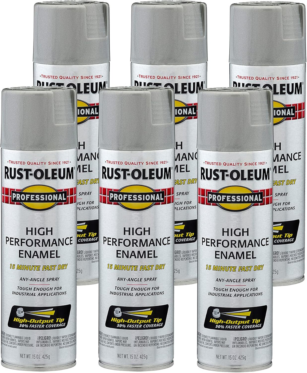Rust-Oleum 7581838-6PK Professional High Performance Enamel Spray Paint