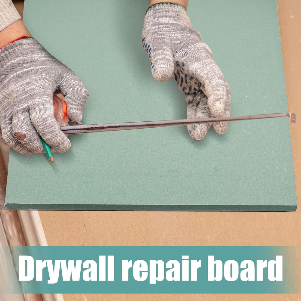 2 Pcs 16 x 16 x 1/2 Inch Drywall Repair Panel for Mend Wall, Green