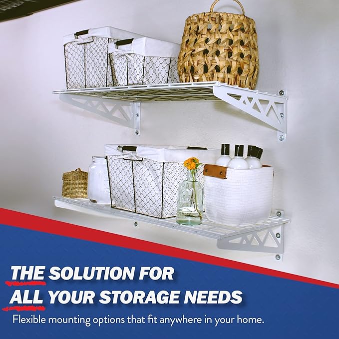SafeRacks Wall Shelves (2-Pk)