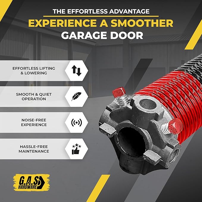 Garage Door Torsion Spring 225x1.75x29 Includes 1” Steel Bearing, and Winding