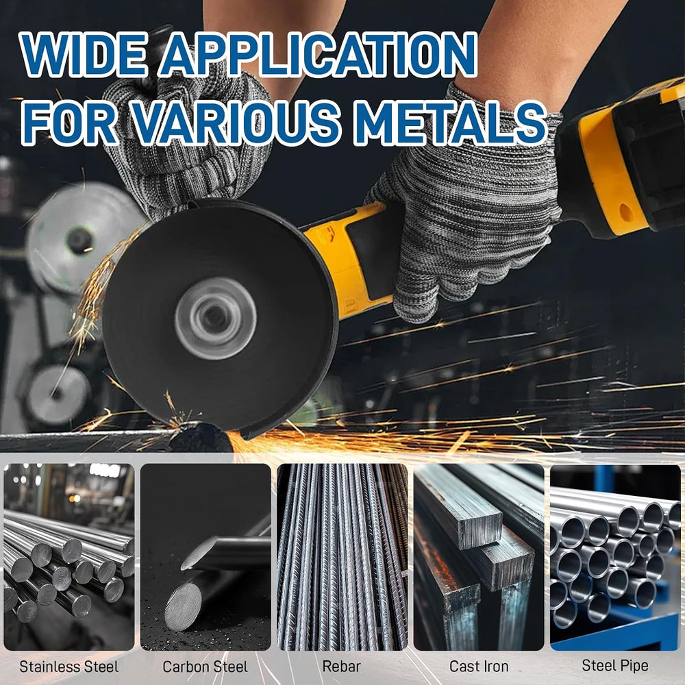 100 Pcs Premium Cut Off Wheels 4-1/2" for Angle Grinder