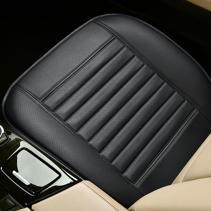 2pc Edge Wrapping Comfortable Car Front Seat Covers, Seat Protectors, Anti-Slip