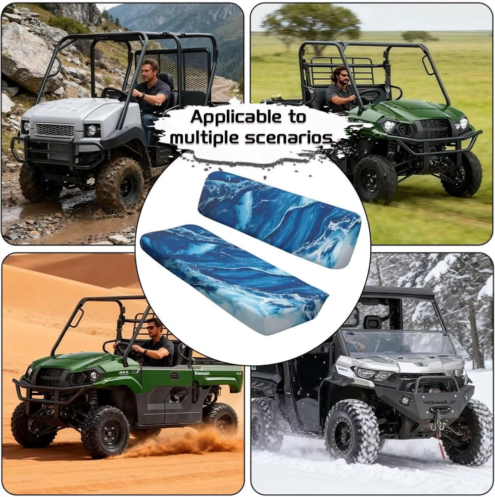 Blue Marble Universal UTV Replacement Seat Covers Soft UTV Bench Seat Cover f...