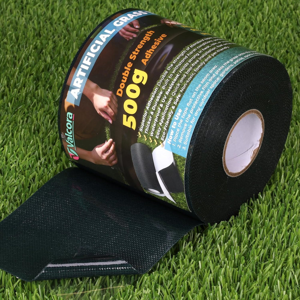 4" x 33ft Double-Sided Turf Tape 500g Adhesive for Hard Surfaces