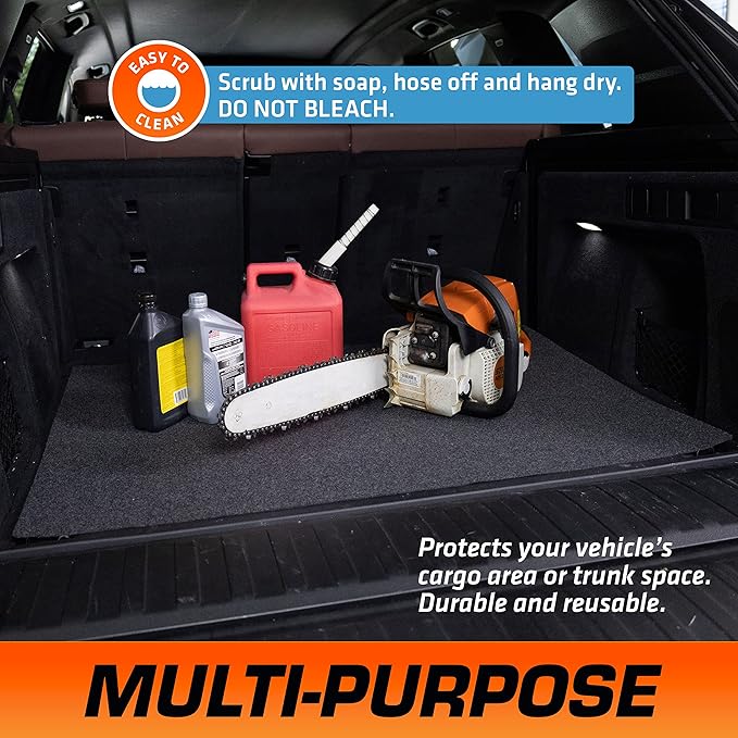 Armor All Premium Maintenance Mat Oil Spill Garage Floor Mat, Waterproof (2Pack)