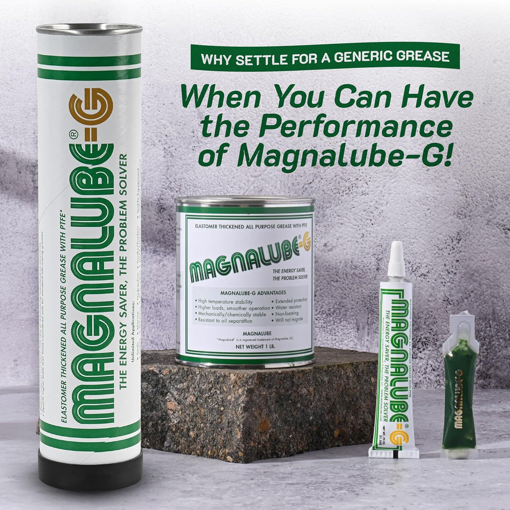 Magnalube-G All-Purpose PTFE Grease, Waterproof - 0.75 oz Tube, 10 Pack