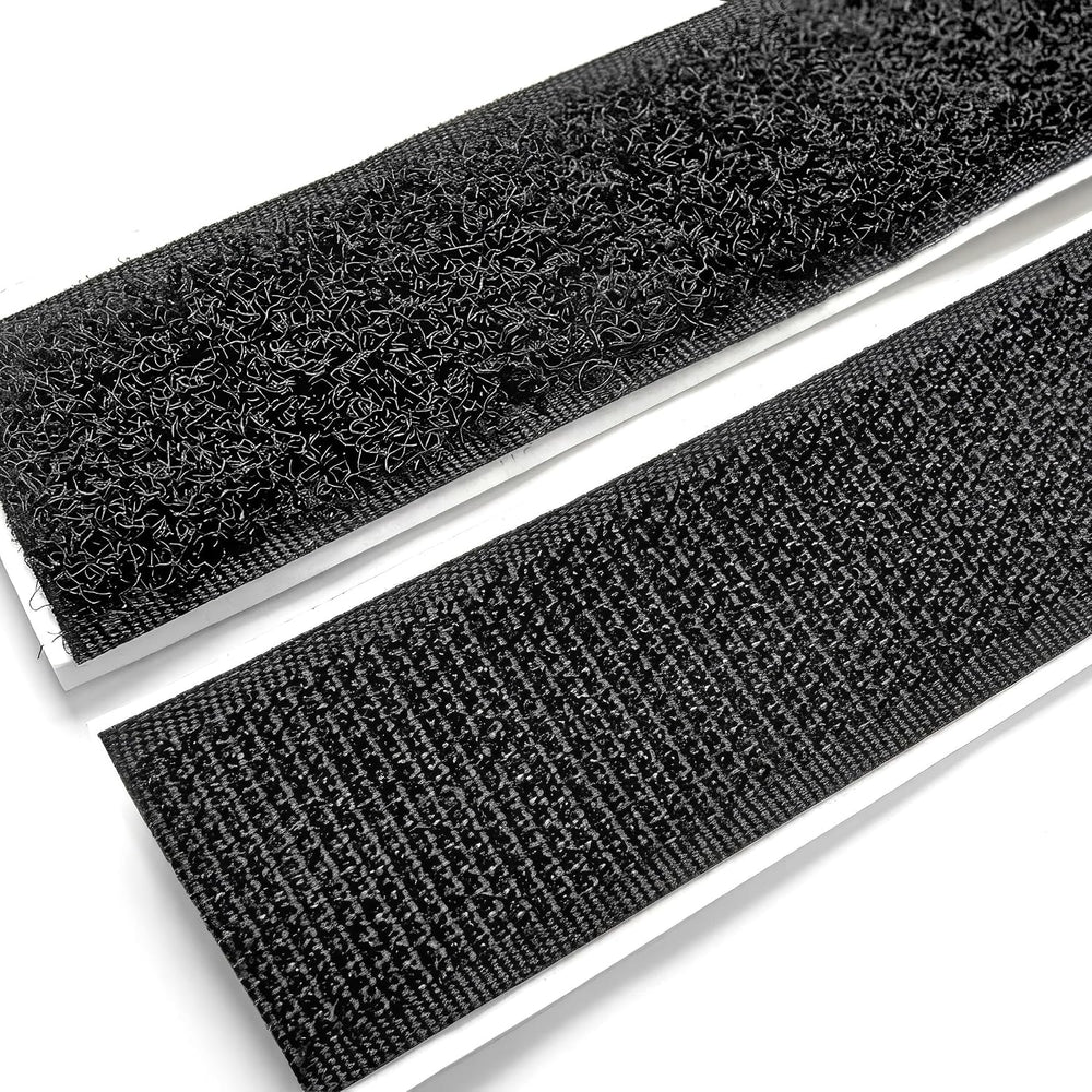 Electriduct 1" Self Adhesive Hook & Loop Tape Adhesive Backed Fabric...